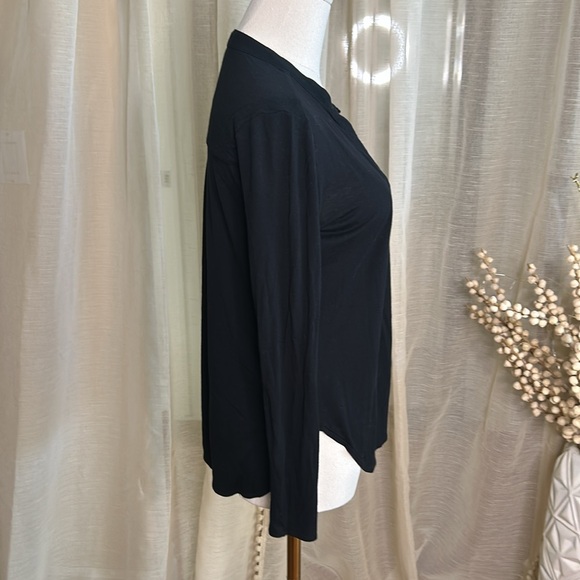 Babaton Black Shirt Blouse Sz Small Extremely Soft - Picture 5 of 6